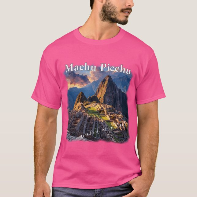 Machu Picchu, gamla mysterier T Shirt (Framsida)
