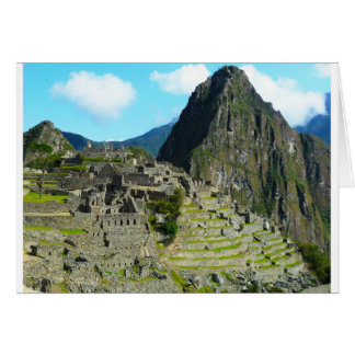 Machu-Picchu Hälsningskort