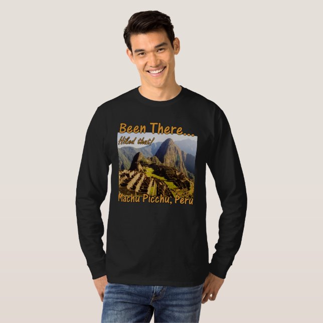 Machu Picchu Inca Trail Quote - Peru - har visat a T Shirt (Hel framsida)