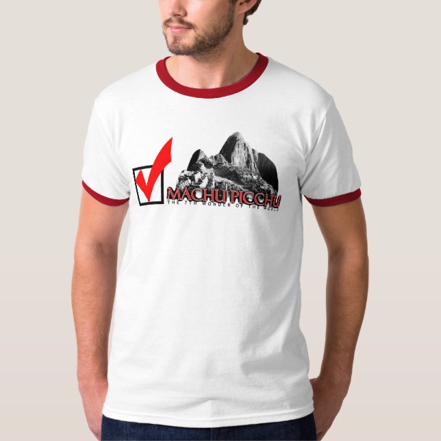 Machu Picchu: kontroll! Tee Shirt (Framsida)