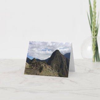 Machu Picchu Notecard Kort