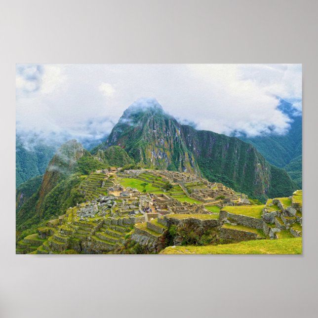 Machu Picchu Overlook, Peru Poster (Framsidan)