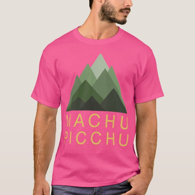 Machu Picchu Perbergens T Shirt (Framsida)