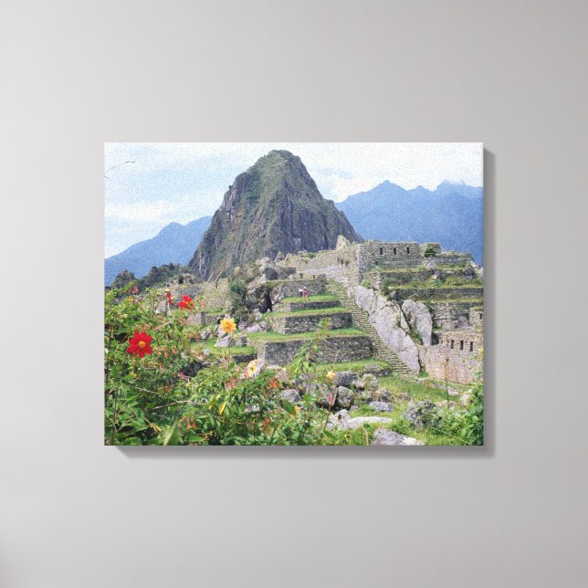 Machu Picchu, Peru Canvastryck (Framsida)