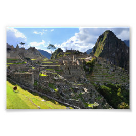 Machu Picchu, Peru, eftermiddag Fototryck