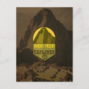 Machu Picchu Peru Explorer Resevykort Vykort