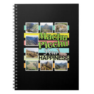 Machu Picchu Peru Happiness Anteckningsbok