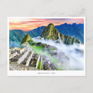 Machu Picchu, Peru Helg Vykort