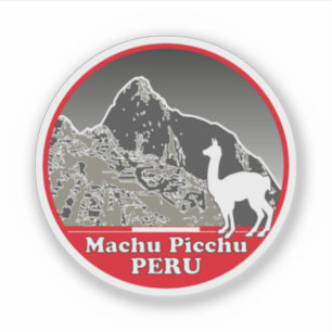 Machu Picchu Peru Helig Under i Anderna Klistermärken