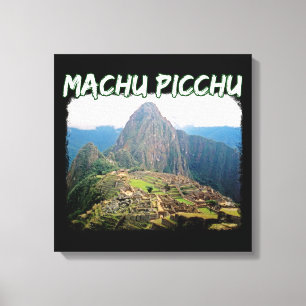 Machu Picchu Peru - Huayna Picchu Mountain Canvastryck