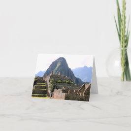 Machu Picchu Peru - Huayna Picchu Mountain Kort