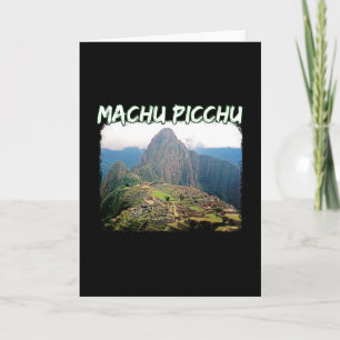 Machu Picchu Peru - Huayna Picchu Mountain Kort