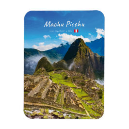 Machu Picchu, Peru - Inka Citadel Ruiner Rundade Magnet