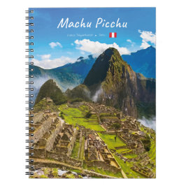 Machu Picchu, Peru - Inkaruiner Citadel Anteckningsbok
