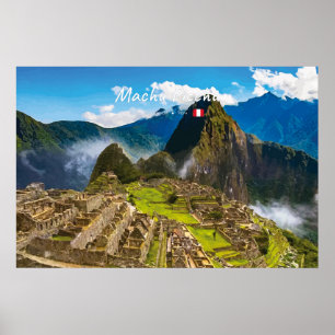 Machu Picchu, Peru - Inkaruiner Citadel Poster