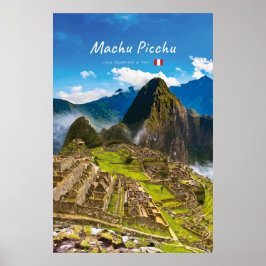 Machu Picchu, Peru - Inkaruiner Citadel Poster