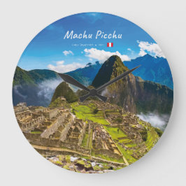 Machu Picchu, Peru - Inkaruiner Citadel Stor Klocka