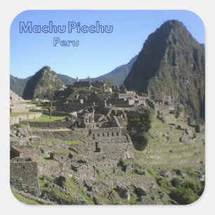 Machu Picchu Peru klistermärke