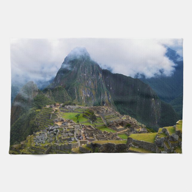 Machu Picchu, Peru Kökshandduk (Horisontell)