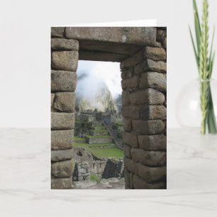 Machu Picchu, Peru Kort
