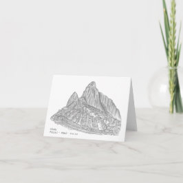 Machu Picchu, Perú Kort