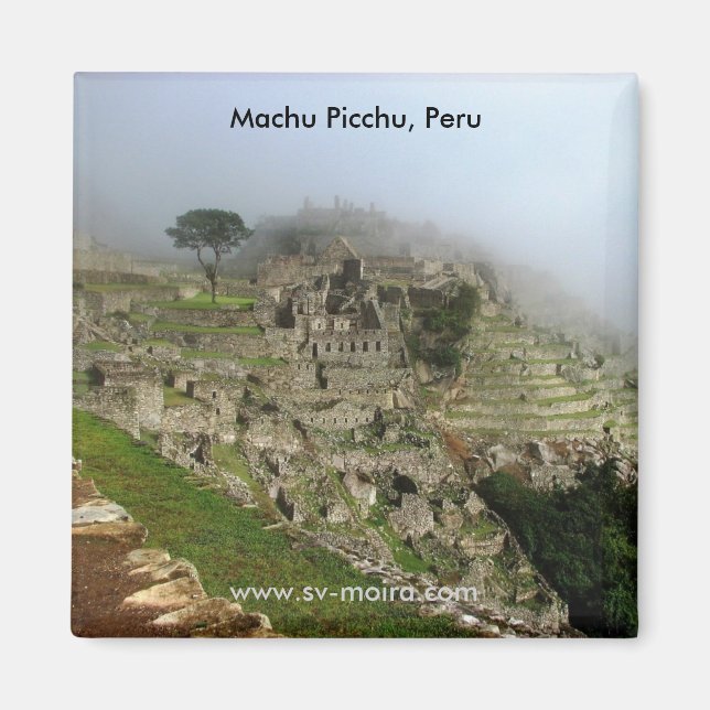 Machu Picchu, Peru Magnet (Framsidan)