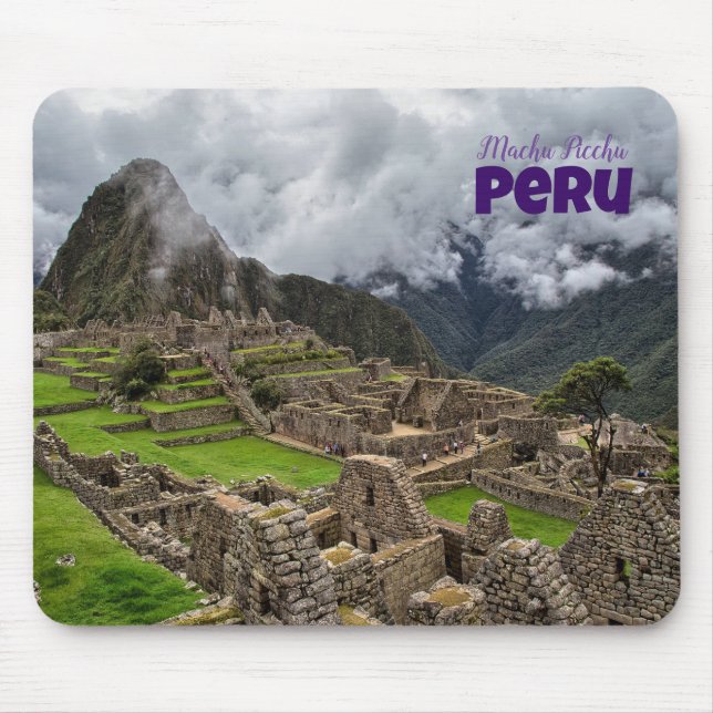 Machu Picchu Peru Mouse Pad Musmatta (Framsidan)