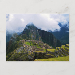 Machu Picchu, Peru, Overlook Vykort