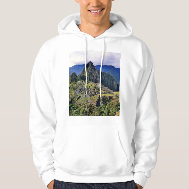 MACHU PICCHU - Peru - panorama Hoodie (Framsida)