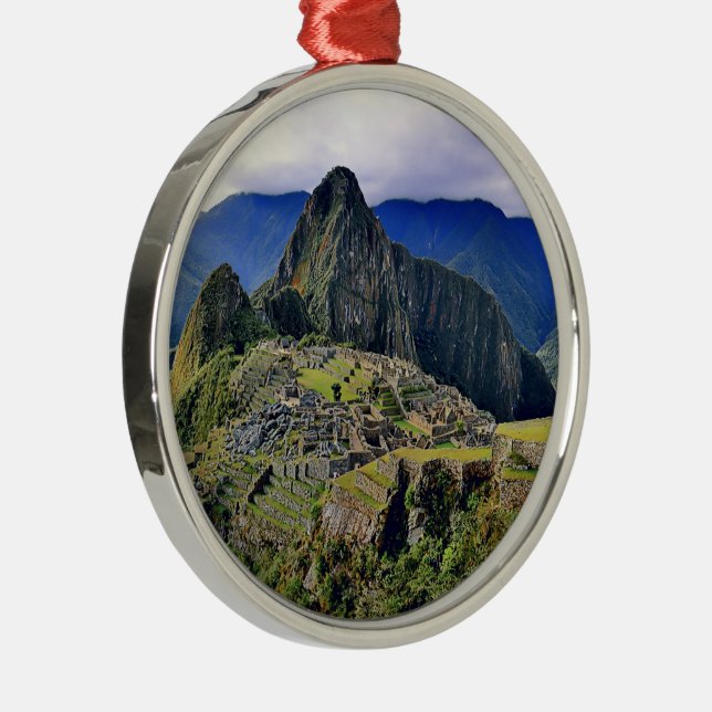 MACHU PICCHU - Peru - panorama Julgransprydnad Metall (Höger)