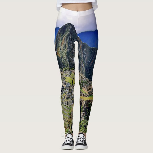 MACHU PICCHU - Peru - panorama Leggings (Framsida)