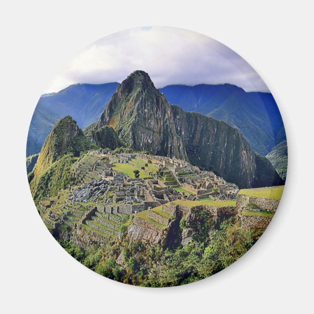 MACHU PICCHU - Peru - panorama Magnet (Framsidan)