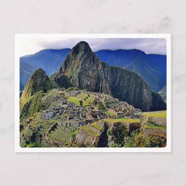 MACHU PICCHU - Peru - panorama Vykort (Framsida)