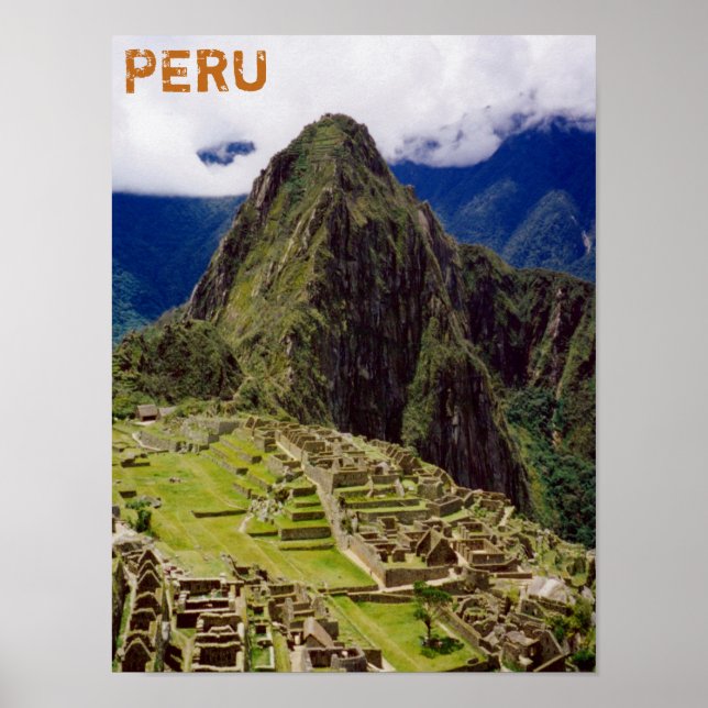 Machu Picchu, Peru Poster (Framsidan)