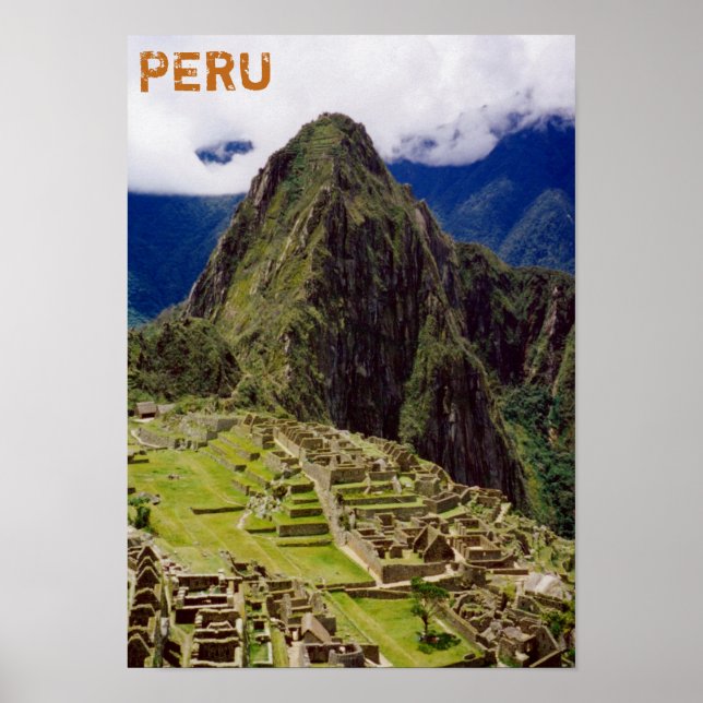 Machu Picchu, Peru Poster (Framsidan)