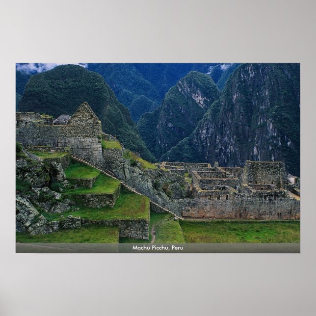 Machu Picchu, Peru Poster (Framsidan)