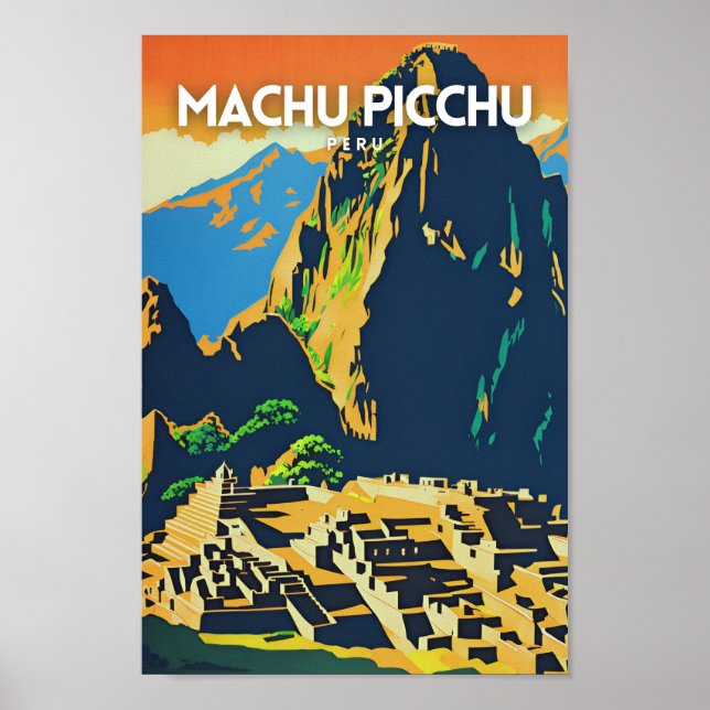 Machu Picchu, Peru Poster (Framsidan)