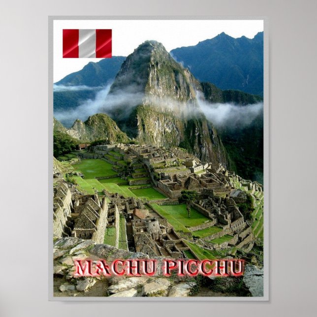 Machu Picchu - Peru - Poster (Framsidan)