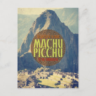 Machu Picchu Peru Resepostkort Vykort