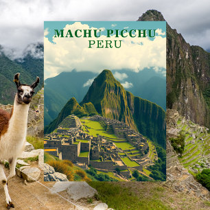 Machu Picchu Peru Resepostkort Vykort