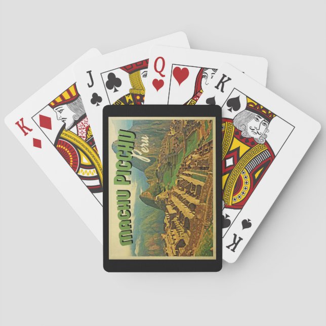 Machu Picchu Peru Spelkort (Baksidan)