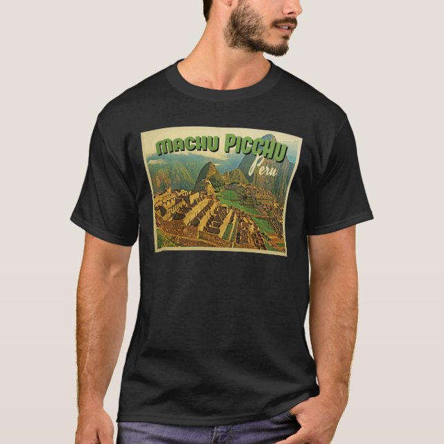 Machu Picchu Peru Tee Shirt (Framsida)