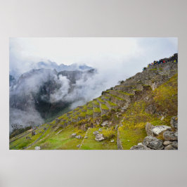 Machu Picchu, Peru, Terrasser Poster