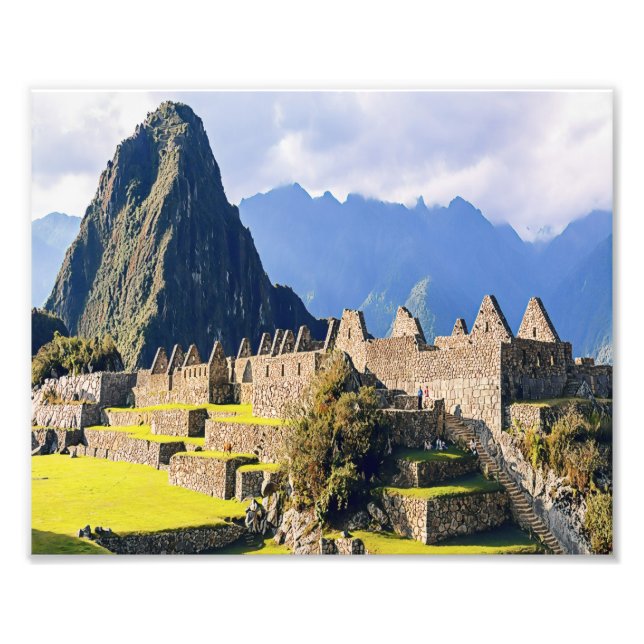 MACHU PICCHU - Peru - vy Fototryck (Framsidan)