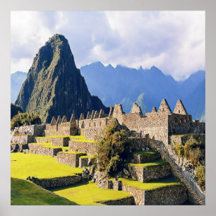 MACHU PICCHU - Peru - vy Poster