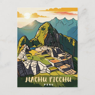 Machu Picchu, Peru Vykort