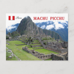 Machu Picchu, Peru Vykort