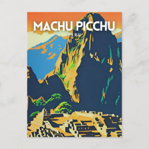 Machu Picchu, Peru Vykort