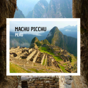 Machu Picchu, Peru vykort