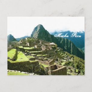 Machu Picchu Peru vykort